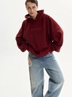 Худи ЧУВСТВУЙ, бордовый