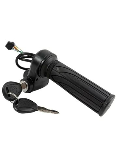 Ручка газа с замком зажигания для Kugoo V3 Pro Max разъем SM 5 pin