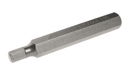 Бита HEX H6х75мм 10мм 6-ти гранная удлиненная S2 JTC