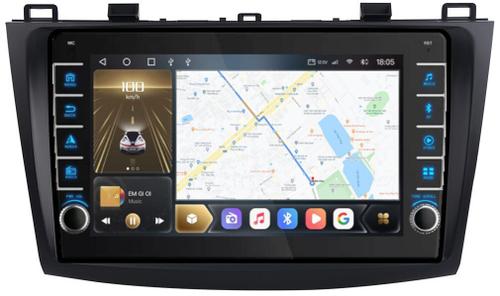 Магнитола для Mazda 3, Axela 2009-2013 - Kuberg OL-9507 (кнопки и крутилки), Android 12, Быстрая, CarPlay, 4G SIM-слот