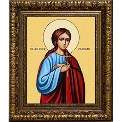 Вера Римская Святая мученица. Икона на холсте.