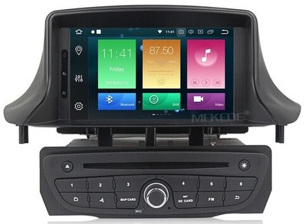 Магнитола для Renault Fluence/ Megane 2009-2017 - Carmedia MKD-7093-S10, без DVD, на Android 12, 6ГБ-128ГБ, CarPlay, 4G SIM-слот