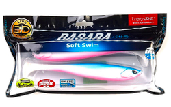 Виброхвост LUCKY JOHN Basara Soft Swim 3D, 7.5in (190 мм), цвет PG05, 2 шт.