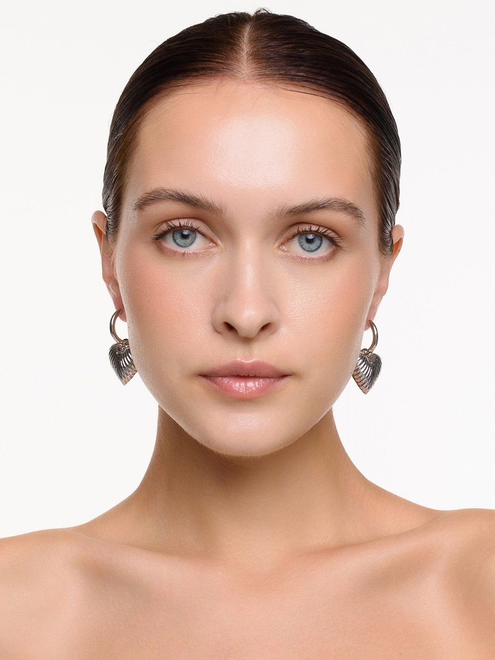 Cерьги "Ribbing Love" Silver