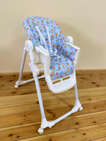 Стул детский для кормления COSTA Docci (Funny hamster, Животные белый) Артикул: CDLJ