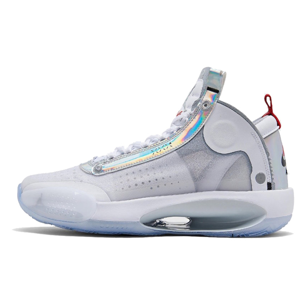 Кроссовки Air Jordan 34 White Iridescent