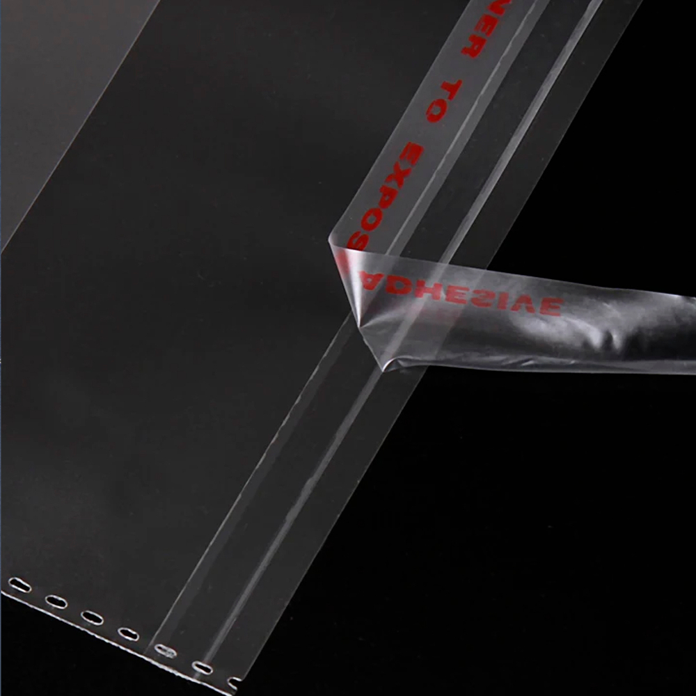 Пакеты с клеевым клапаном прозрачные упаковочные БОПП