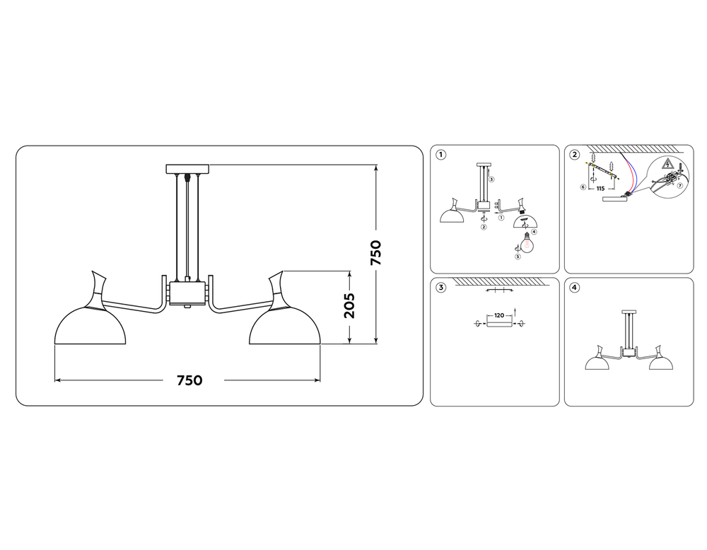 Ambrella Подвесная люстра Traditional TR9082