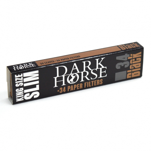 Бумага сиг. Dark Horse KS Slim Black (34*25)