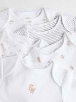 Боди с длинным рукавом для малышей Next K79-876, 5 шт., Белый