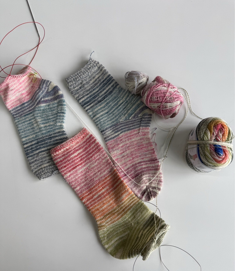 Пряжа Rellana Flotte Socke 4f. Perfect Rainbow (3123)