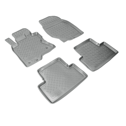 Ковры в салон Norplast/Unidec для Infiniti EX в кузове J50 (2008-2017), Серый, арт.NPL-Po-33-60-G