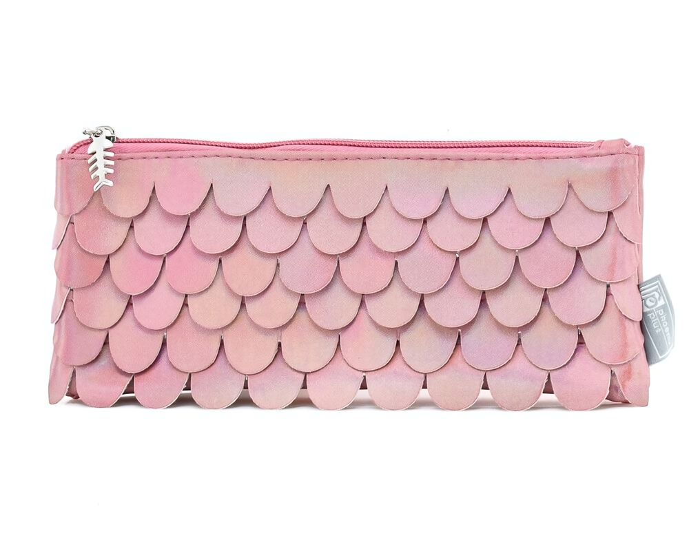 Пенал-косметичка 23x9см на молнии "Чешуя" 1 отд. иск.кожа (Феникс+)