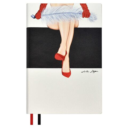 Ежедневник недат. А5 160л., кож.зам., мягк.пер. "Наппа Юлия Доган. Not that soft" тиснен., ляссе