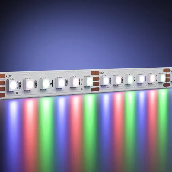 Светодиодная лента Ультра 24В 3838 14,4Вт/м Цветная (RGB) 5м IP 20 201131 Led Strip 201131