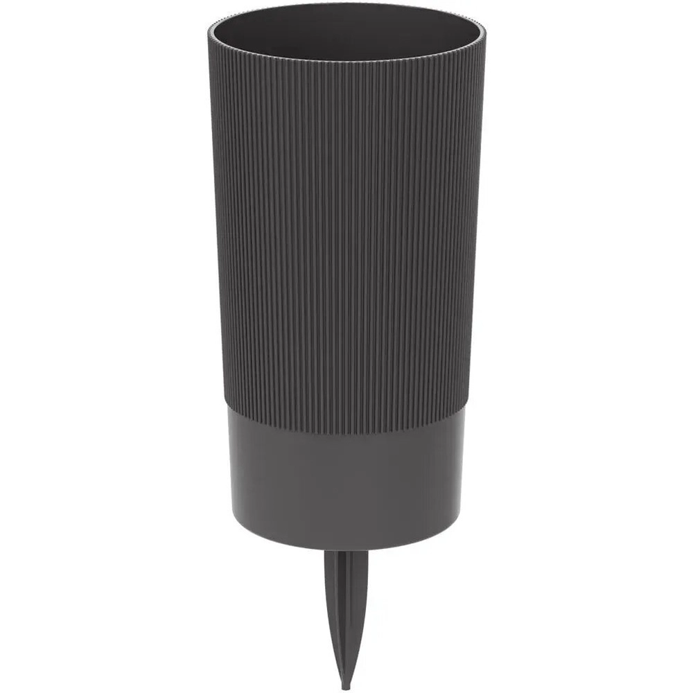 Ваза под срезку Версаль Д150мм, В280мм (с колышком)(графит)