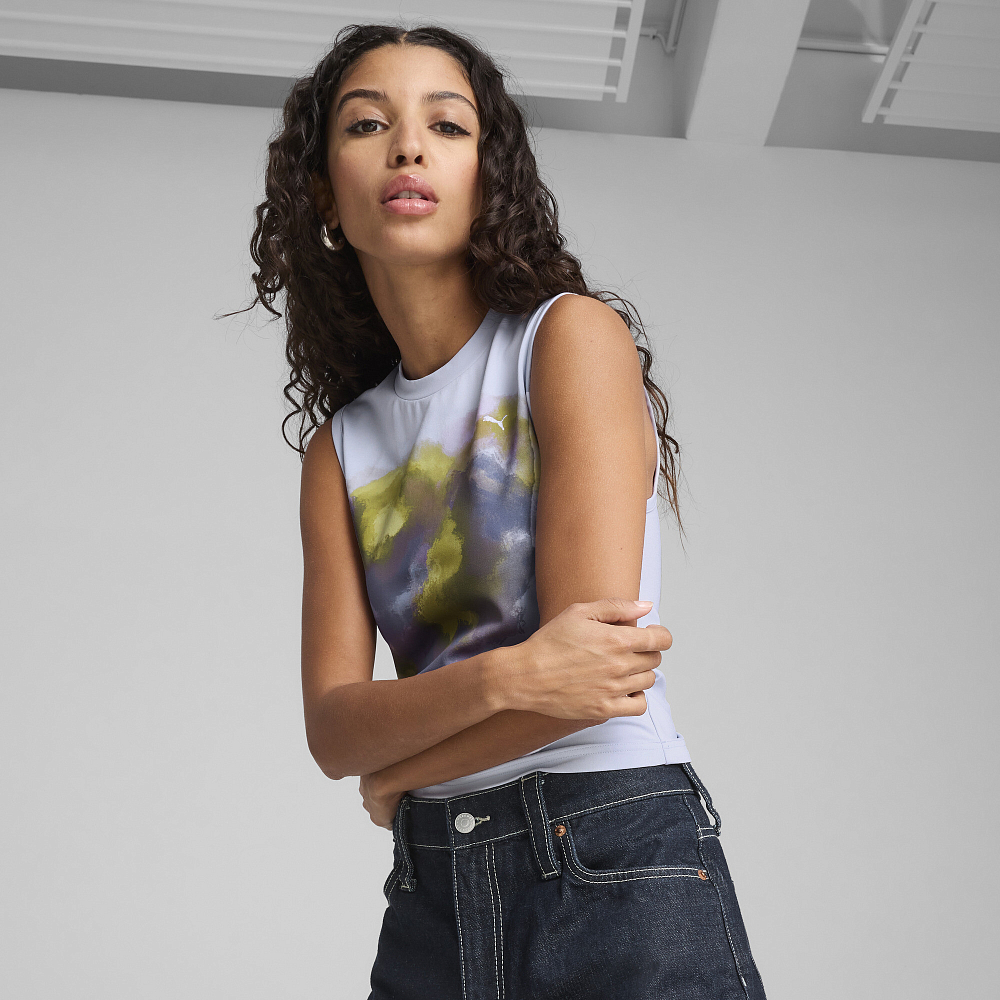 Женская майка PUMA YONA Graphic Top