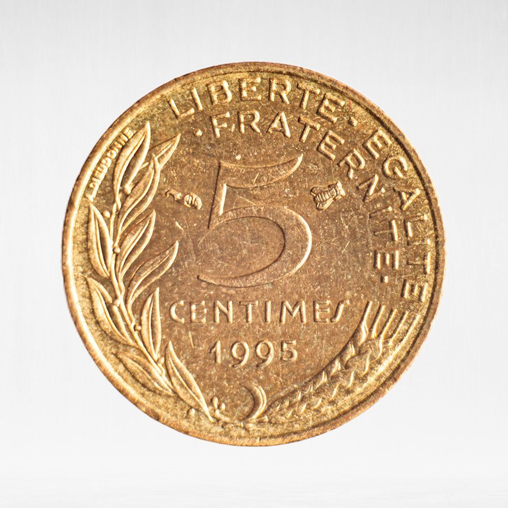 France, 5 Centimes 1995, VF