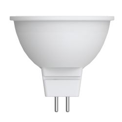 LED-JCDR-9W-4000K-GU5.3-38D-NR Лампа светодиодная. Форма JCDR. матовая. Серия Norma. Белый свет 4000K. Угол свечения 38. Картон. ТМ Volpe