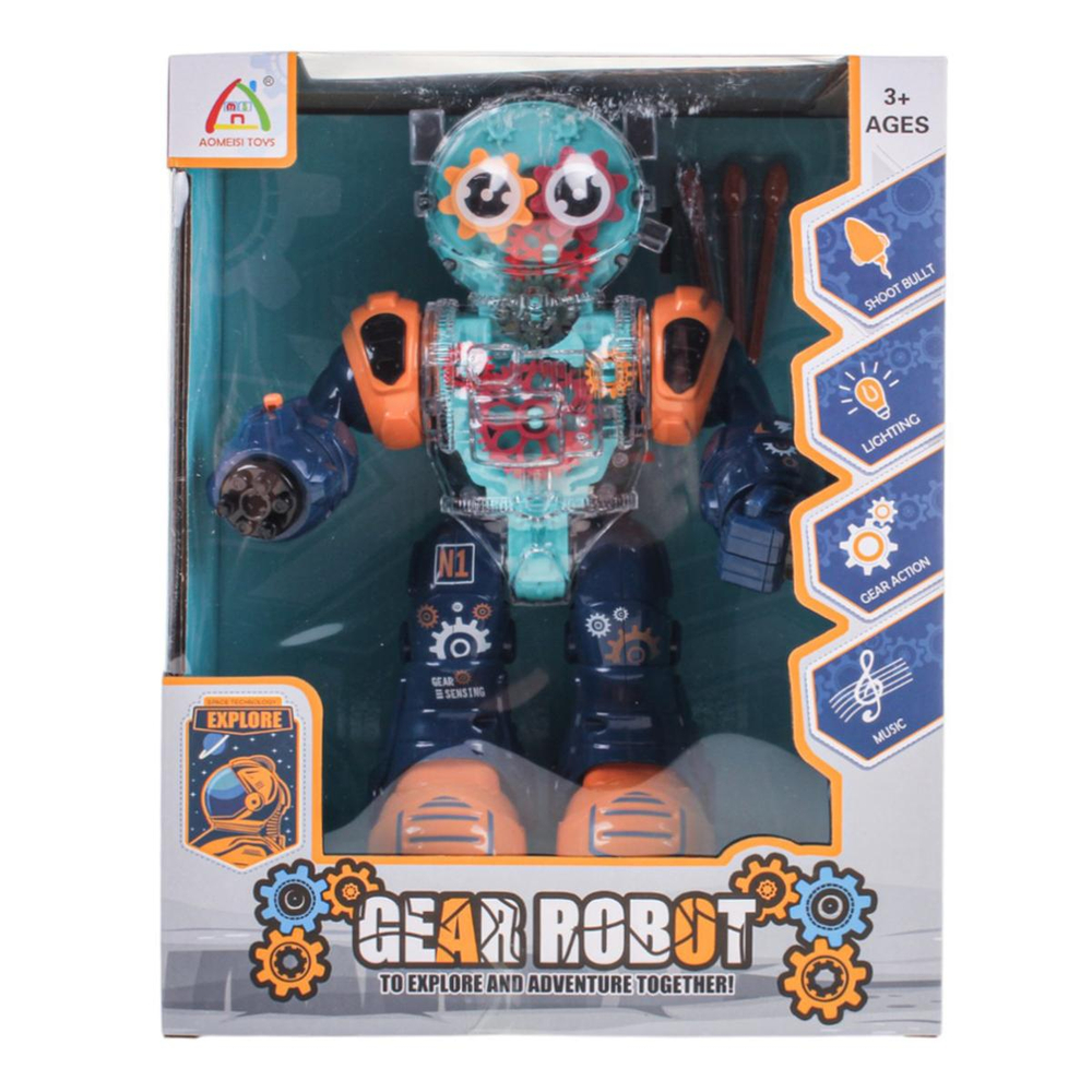 Робот на батарейках, коробка 887