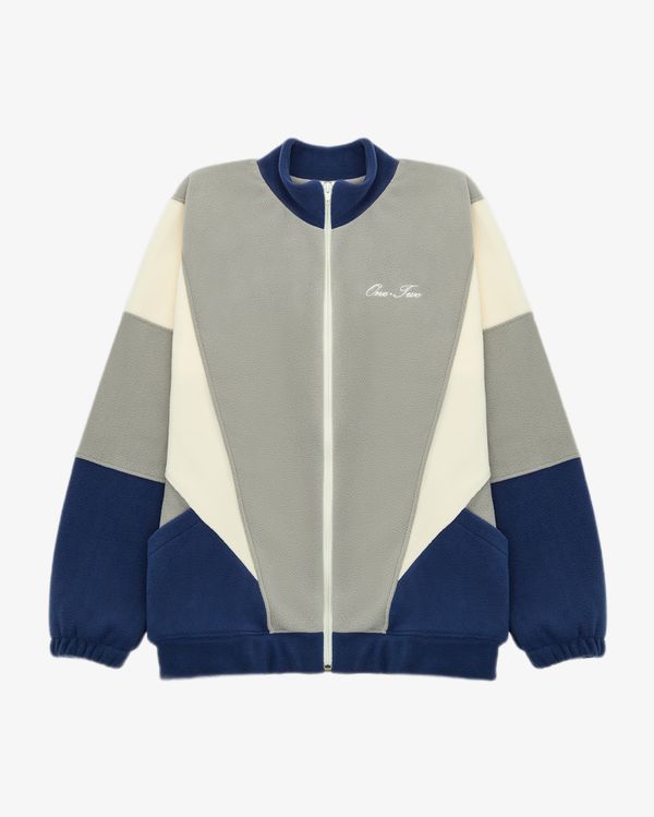 Толстовка Zip-Up Grey-Navy Smoke - фото 2