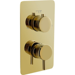 Встраиваемый смеситель для душа и ванны трехпроходной Boheme CELL 135-3-G GOLD