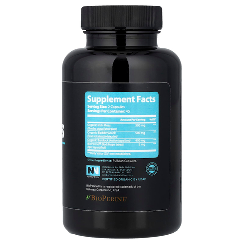Nobi Nutrition, морской мох, 90 капсул