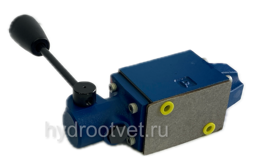 3WMM6A50/F - Гидрораспределитель Ду 6 с ручным управлением, схема A (573), возврат - F = фиксатор