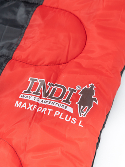 Спальный мешок MAXFORT PLUS L-zip до -15C (одеяло/подгол.фланель 195+35X90)INDI