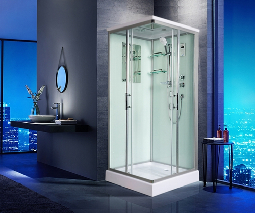 Душевая кабина WeltWasser WW500 Laine 804 80x80 10000003267 профиль Хром стекло прозрачное