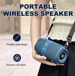 Беспроводная колонка TG-667 (10W TF USB FM) RGB Light