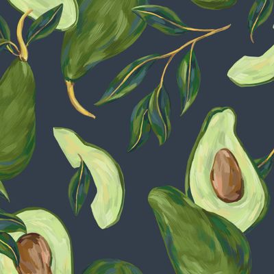 Авокадо (темно-синий)