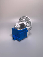 Помпа (сливной насос) для стиральной машины Beko на 8 защелках, GRE, подключение под фишку сзади