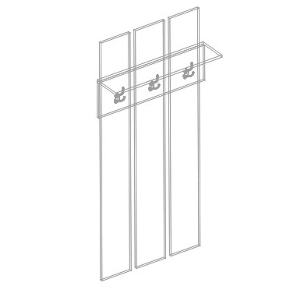 Панель под вешалки "Александрия" ПА-02