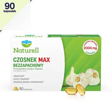 Диетическая добавка Naturell Чеснок макс без запаха, 90 капсул