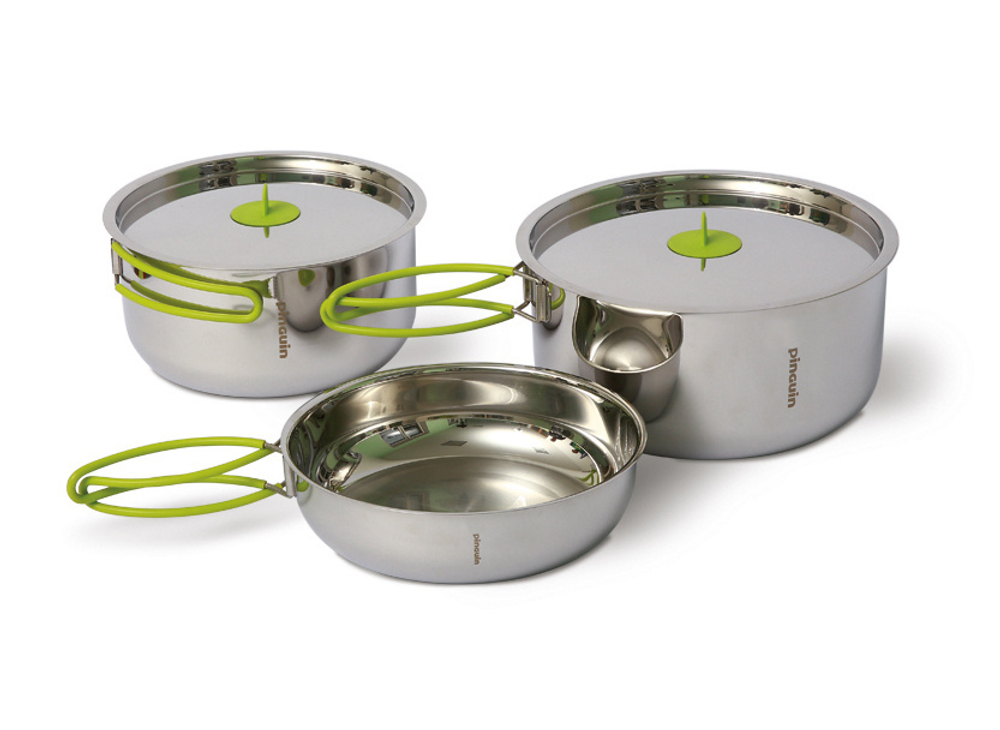 Набор посуды Pinguin Duo steel S