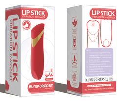 Силиконовый вибратор красный SW3034