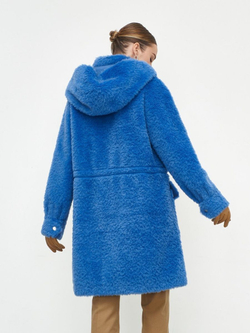 Шуба женская чебурашка тедди эко, SilverFox (арт. 1206)