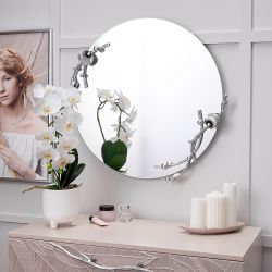 Зеркало настенное Атлантис Серебро