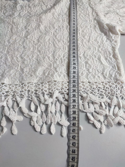 Футболка нежная кружевная 44 размер