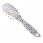 Расческа массажная «Dewal style», цвет платиновый, 23*4см●