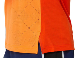 Мужская теннисная футболка Asics Match Actibreeze SS Top - Оранжевый