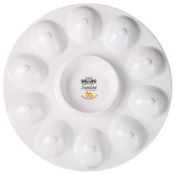 БЛЮДО ДЛЯ 10 ЯИЦ LEFARD "SUNDAY" 25 СМ (КОР=12ШТ.)