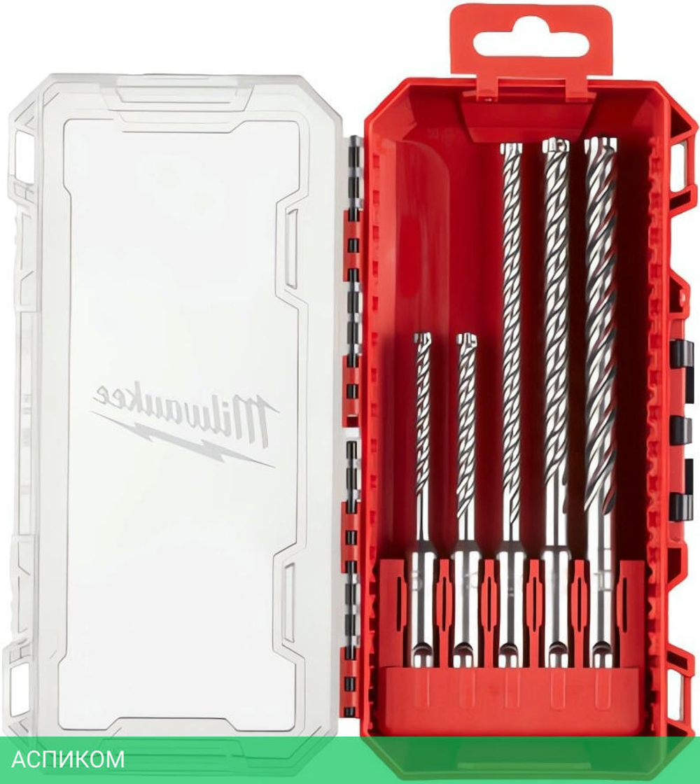 Набор буров Milwaukee SDS+ MX4 5шт (4932498298)