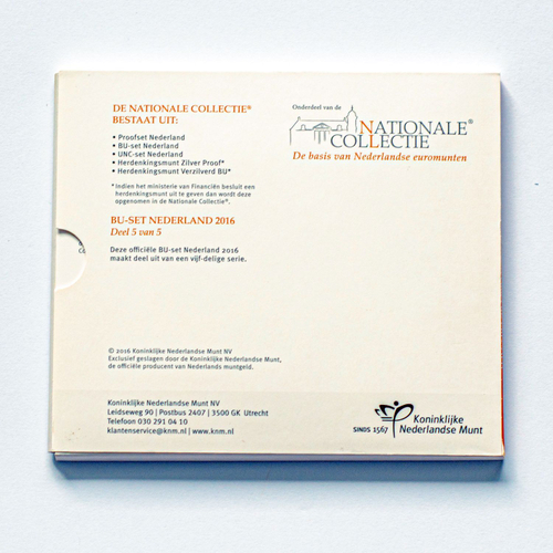 Netherlands 2016 "Nationale Collectie"