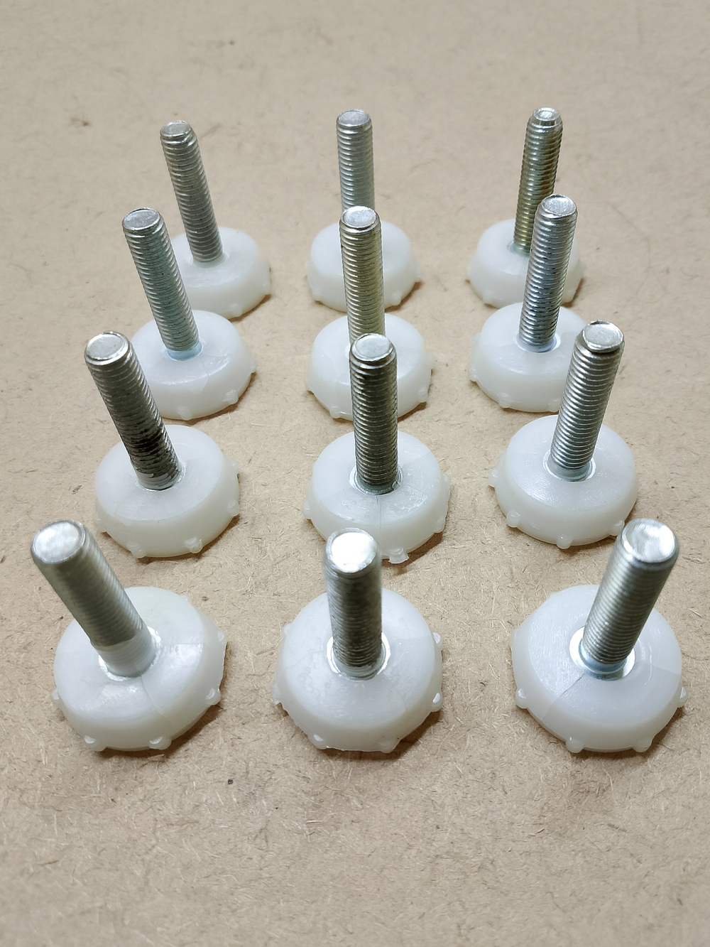 Опора регулируемая винтовая М8 для напольных шкафов, витрин, столов