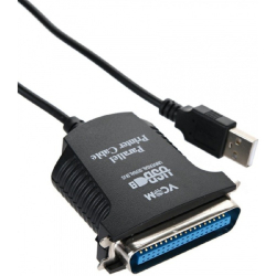 VCOM VUS7052 Кабель-адаптер USB A (вилка) -&gt; LPT (прямое подключение к LPT порту принтера) 1.8m