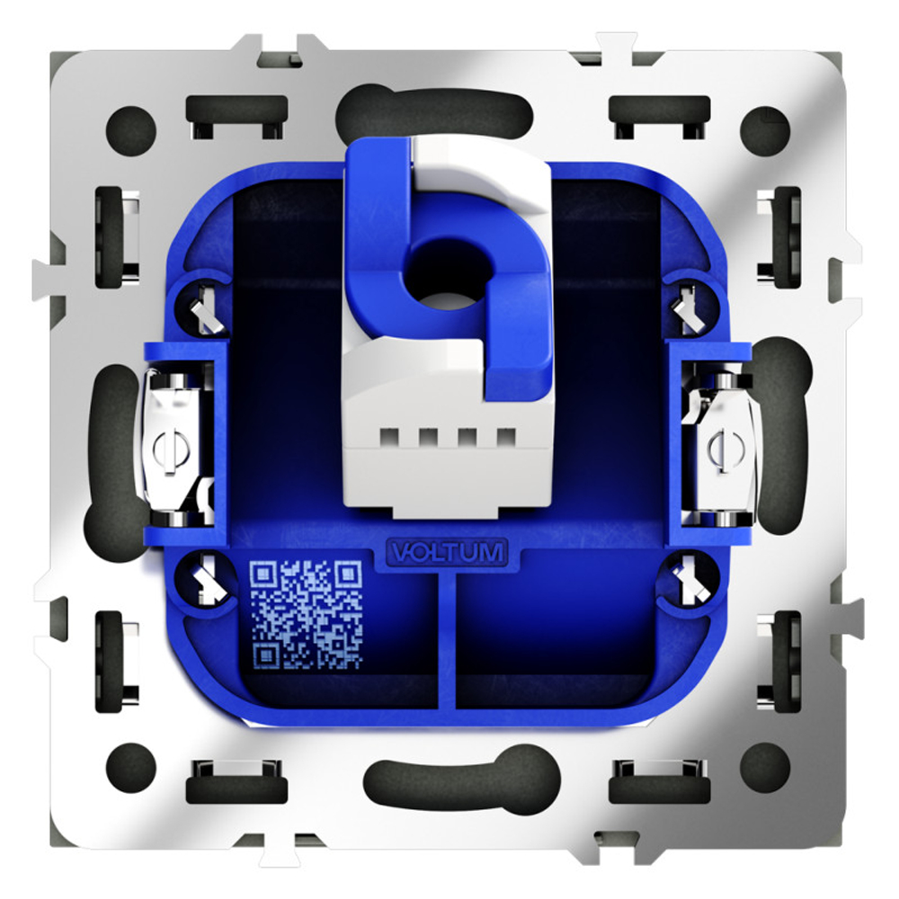 Розетка компьютерная встраиваемая VOLTUM S70 RJ45 кат.6, (графит)