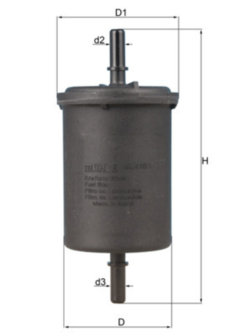 MAHLE - KL4161-MAH - Fuel Filter