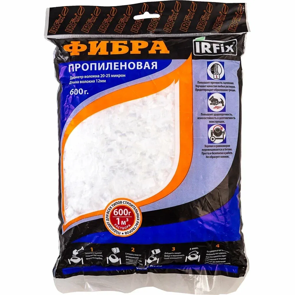 IRFix Фибра Волокно пропиленовое 12мм 0,6кг